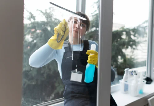 Nettoyage de vitres intérieures et extérieures à Bubry